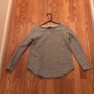 Black and white sweater from Lands’ End